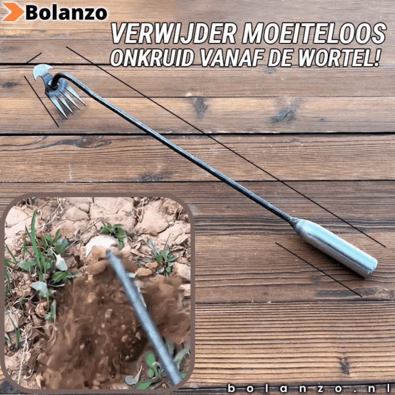 PowerRoot Extractor™ - Moeiteloos onkruid verwijderen | 100% RVS