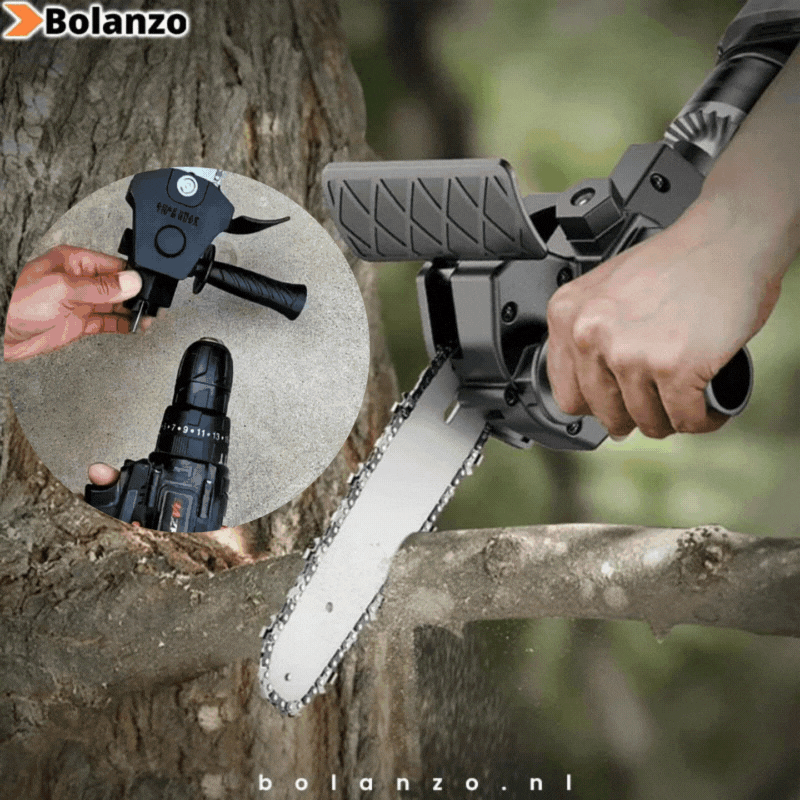 Mini Power Chainsaw™ - Opzetstuk voor de boor