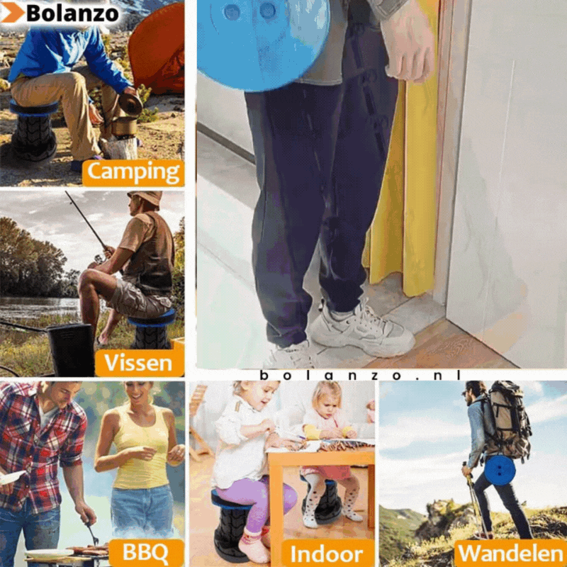 InstantStool™ - Dé compacte uitvouwkruk