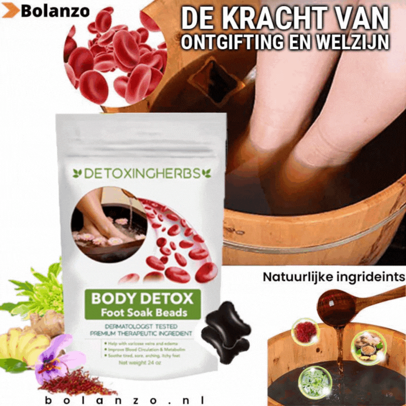 DetoxingHerbs™ Reinigende Voetzeepparels (10+10 Gratis)