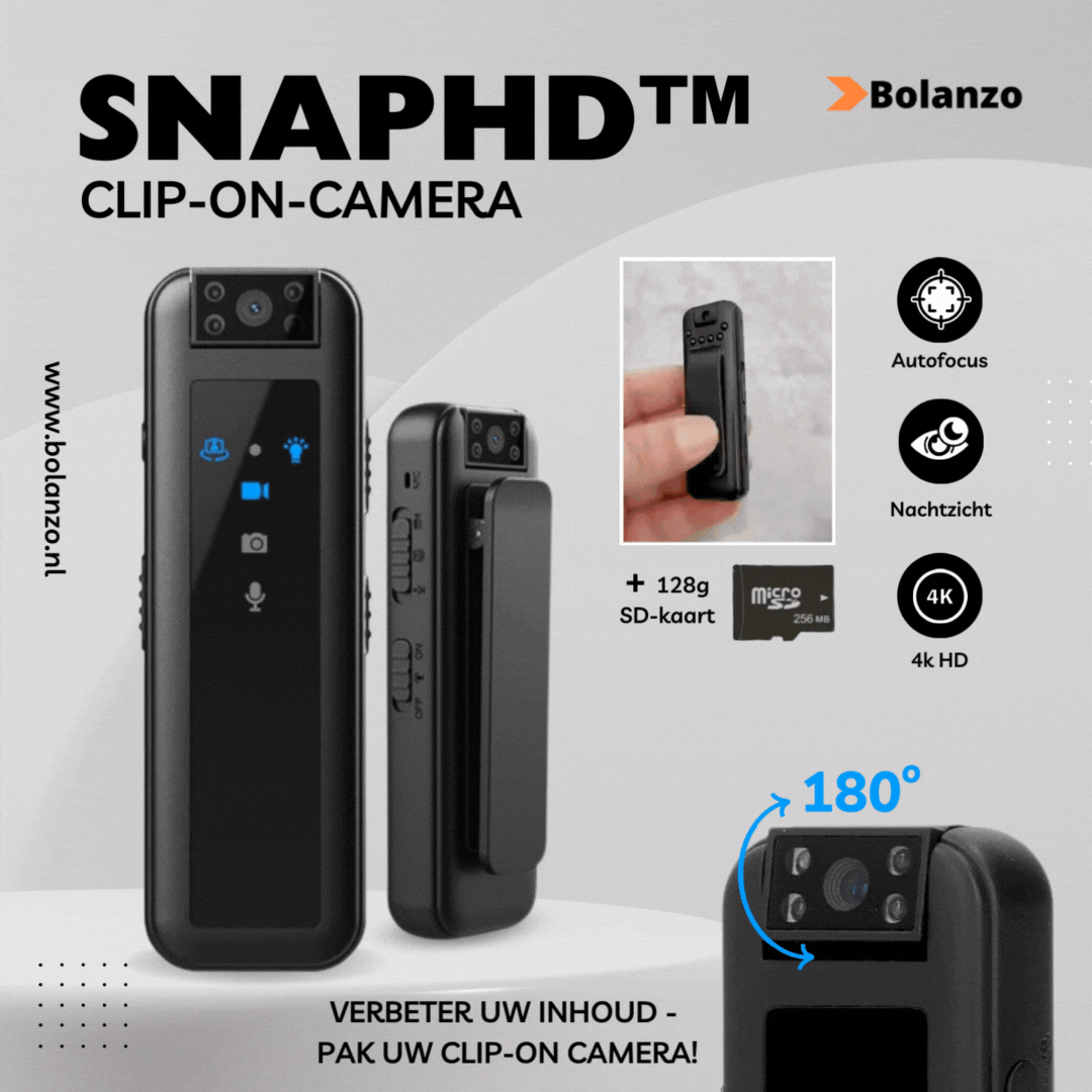 SnapHD™ - Perfect Voor Elk Avontuur