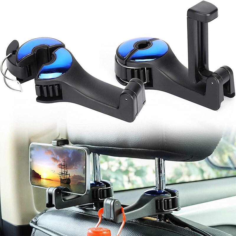 1+1 GRATIS | Hooky™ | Hoofdsteunbevestiging Auto Haak
