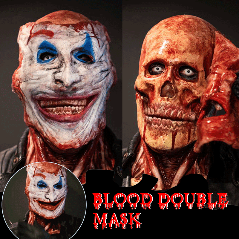ChillingDuo™ Dubbellaags Bloederig Horrormasker