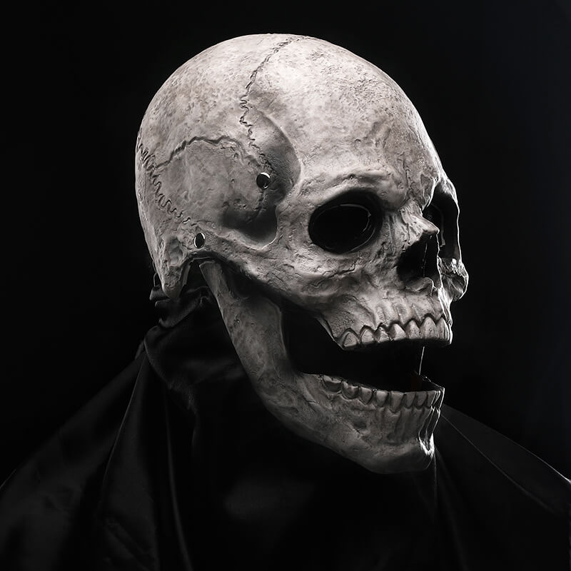 SkeleJaw™ | Beweegbare Kaak Schedelhelm