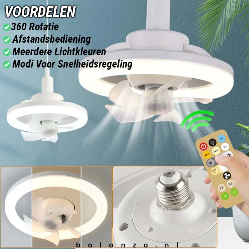 FanLightning™ - 2 in 1 led ventilatorlamp