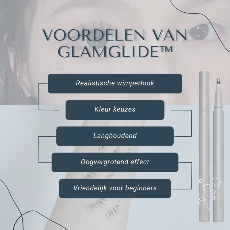 GlamGlide™ Dubbele Wimper Eyeliner