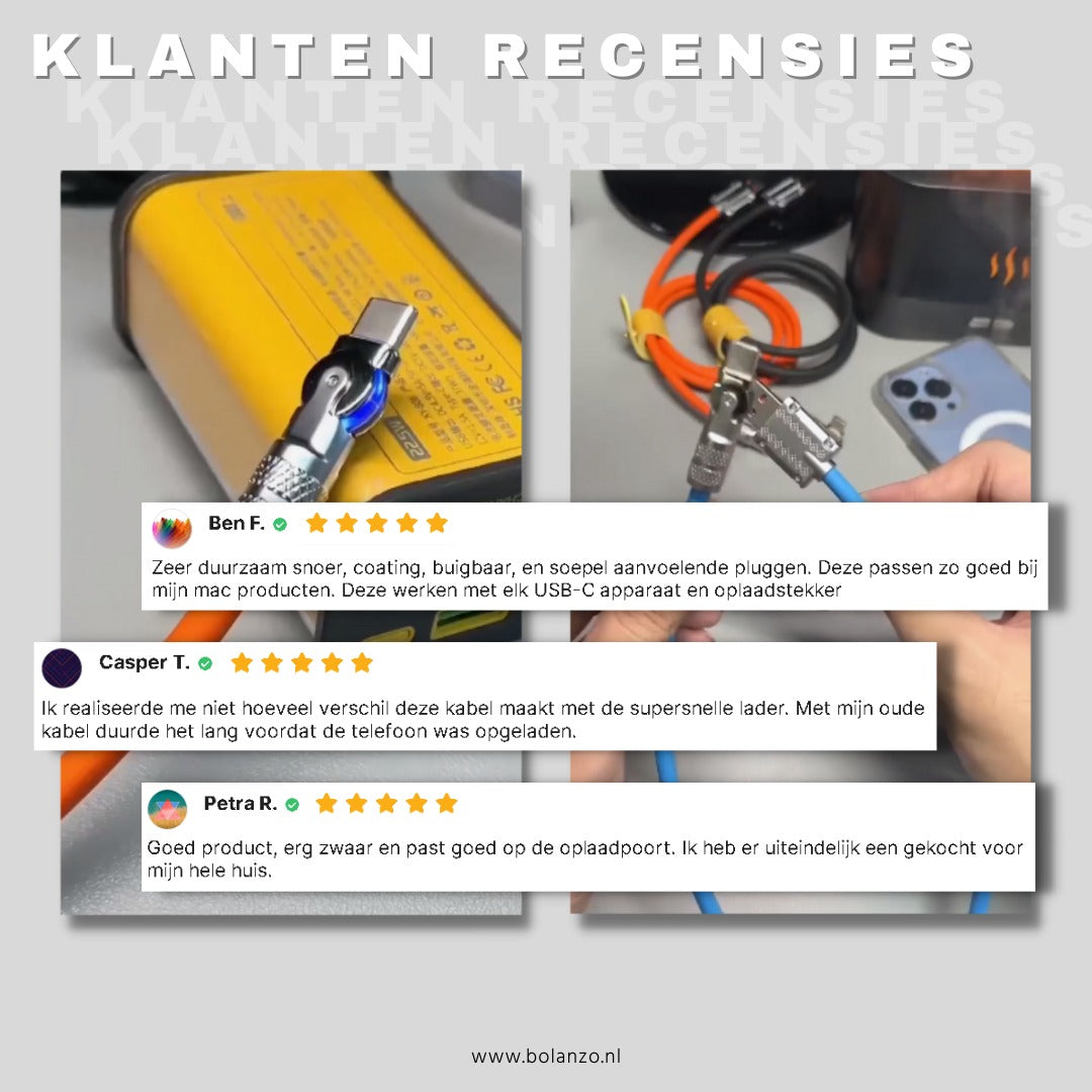 NewWave | 180° roterende snellaadkabel