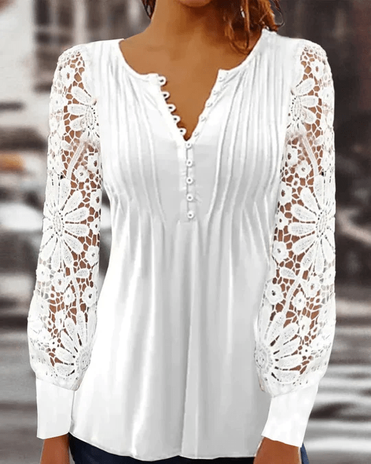 Purity Blouse™ - Elegante blouse met lange mouwen