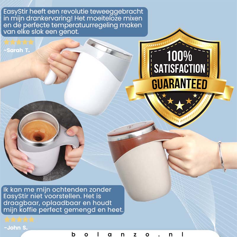 EasyStir™ - Met gemak een warme kop van je favoriete drinken