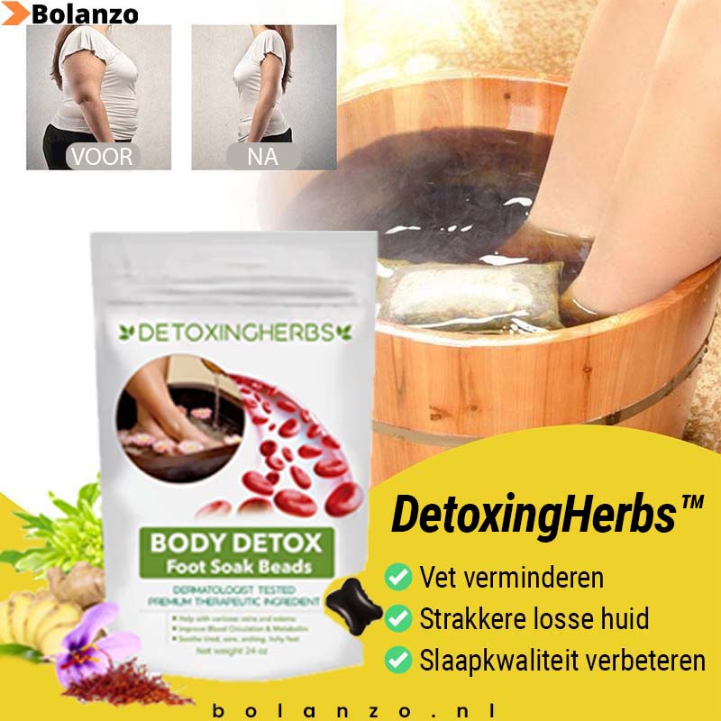 DetoxingHerbs™ Reinigende Voetzeepparels (10+10 Gratis)