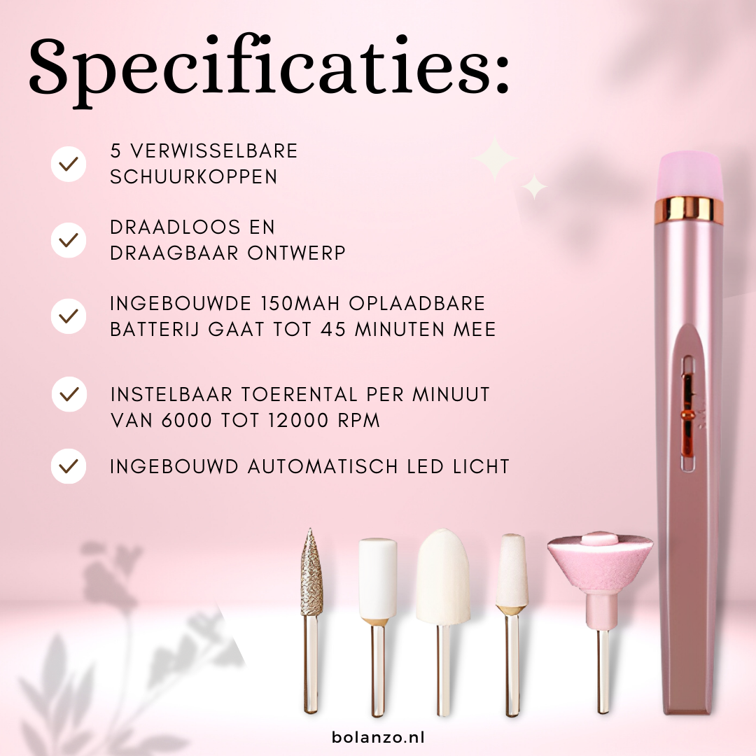 FlawlessNails | Manicure Boor Polijstmachine