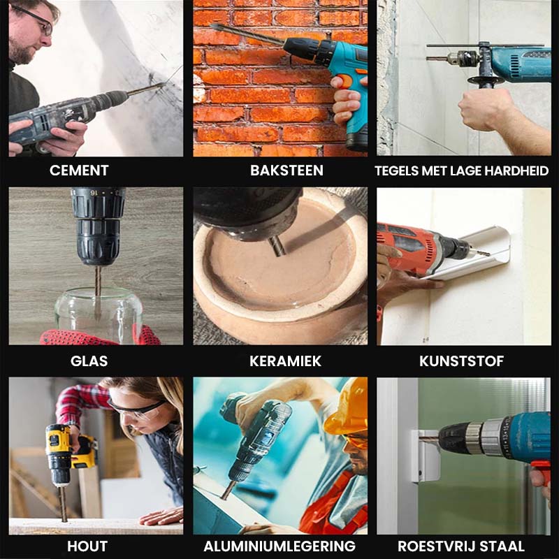 DrillUniversal | Universele Multi-Materiaal Boren