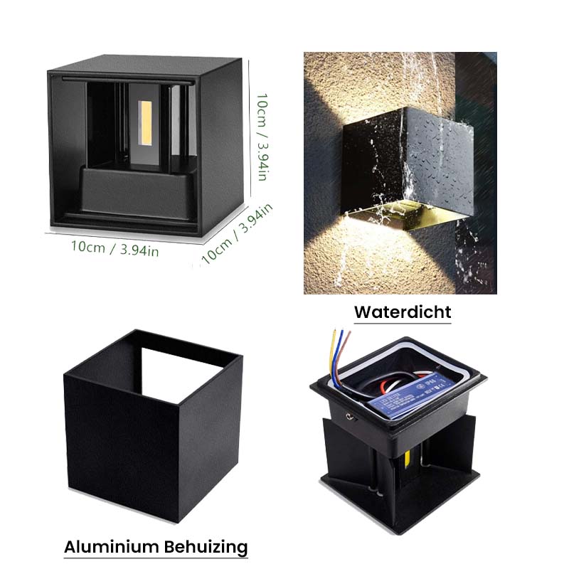 ElegaBrite™ Bedraad Wandlamp