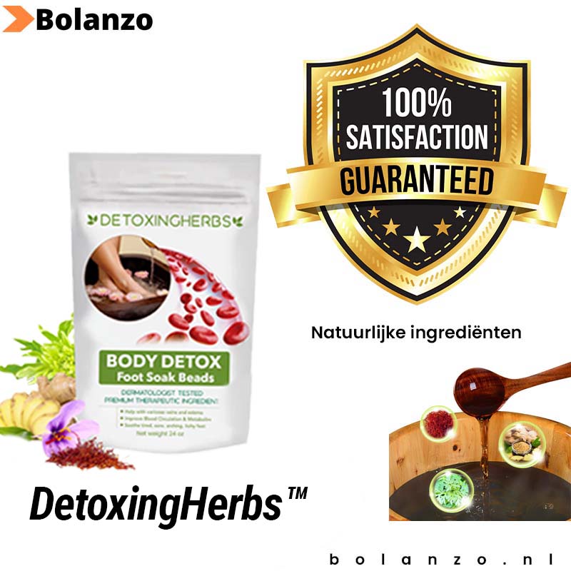 DetoxingHerbs™ Reinigende Voetzeepparels (10+10 Gratis)