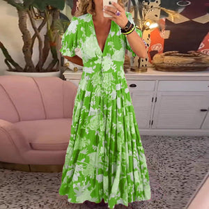 Kendra | Populaire Maxi Jurk met Print