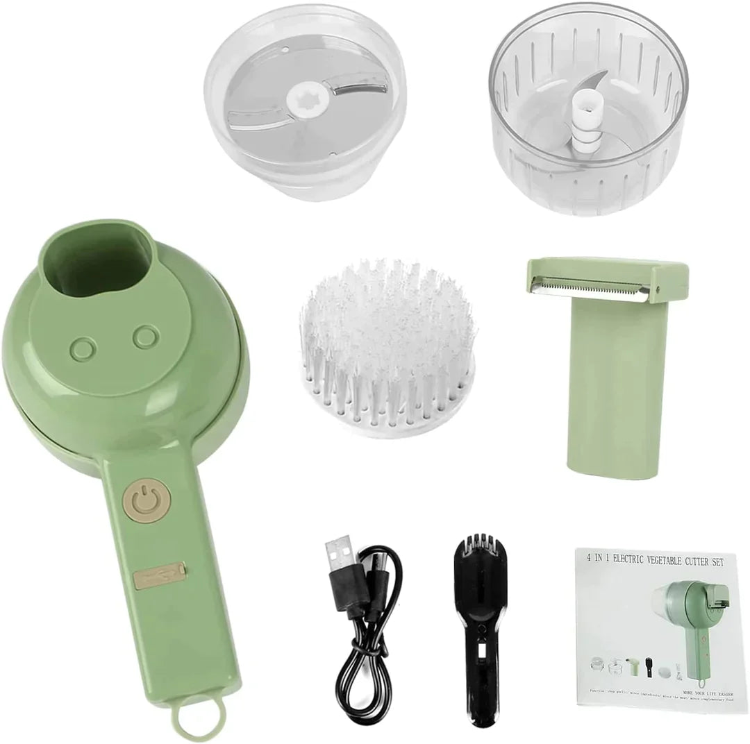 ShredPro | Multifunctionele 4-in-1 groentemolen en versnipperaar