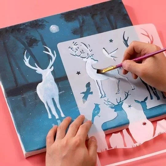 EasyDraw™ - Stencil Art Stencils 12 stuks