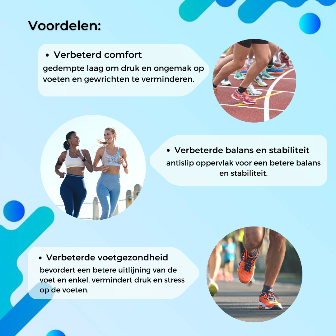 Feet Ease - Orthopedische schoenzolen (1+1 PAAR GRATIS)