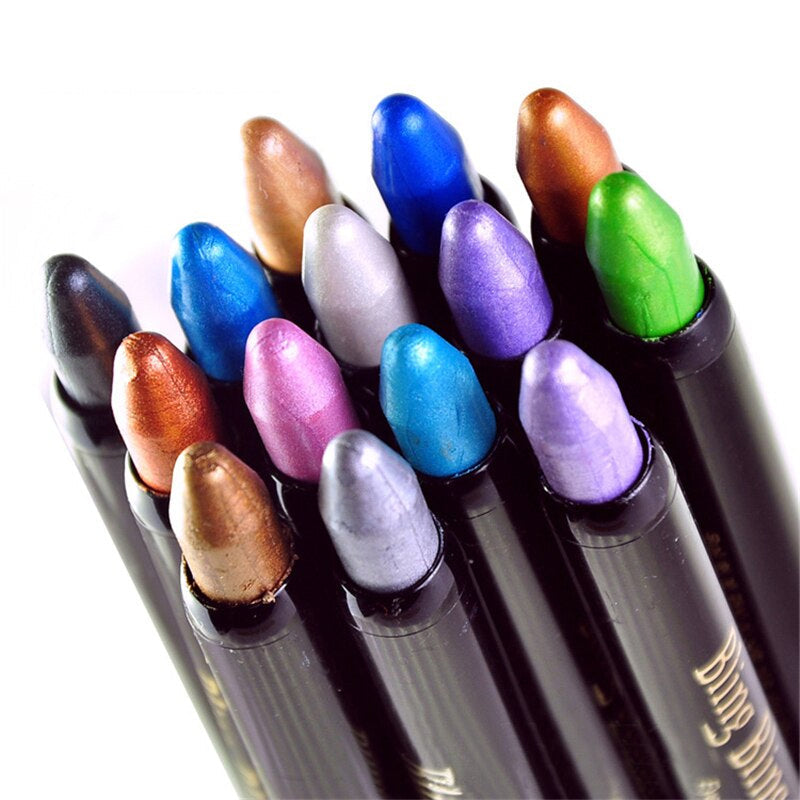 GlamPens® Waterproof Glitter Oogschaduwpotlood Eyeliner (Set van 10+5 GRATIS kleuren)