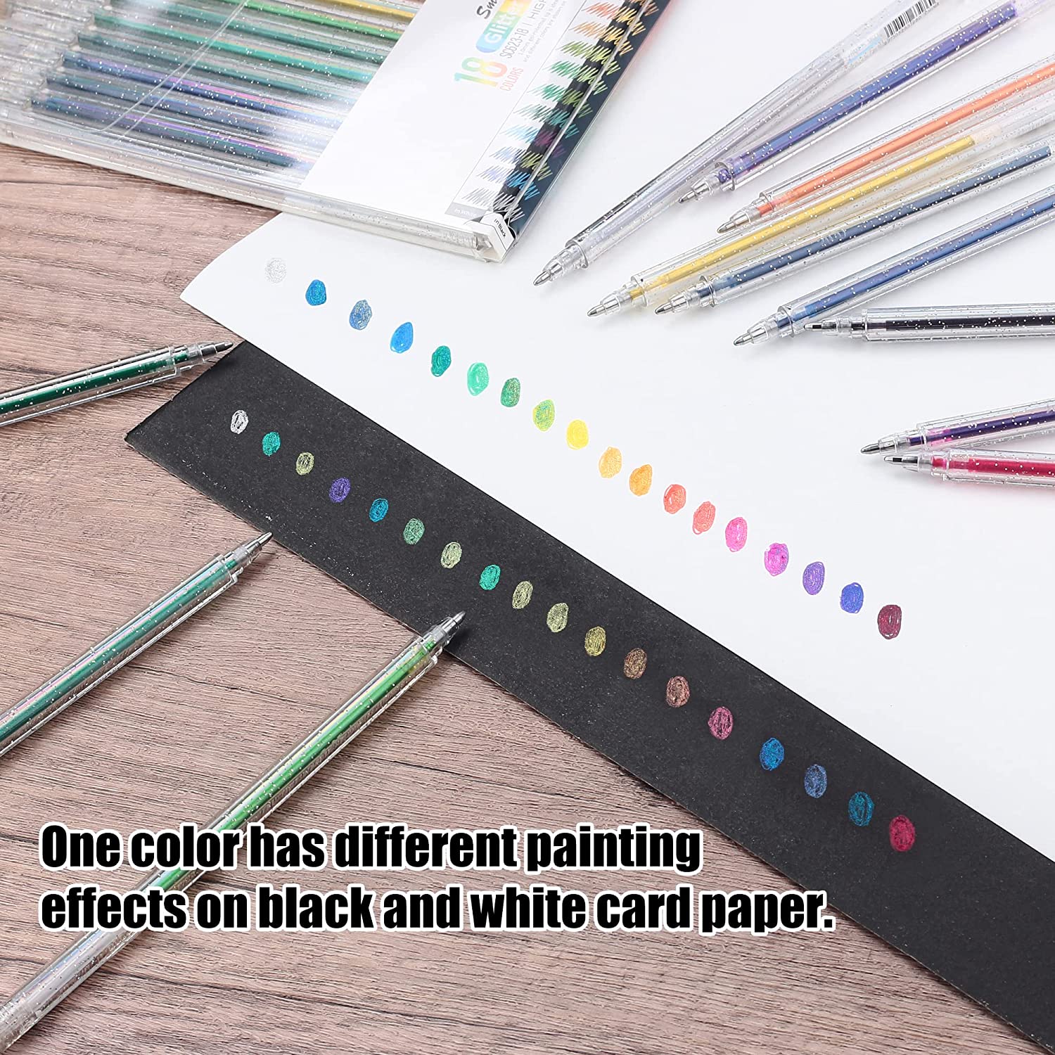 Glitty™ - Glitter gelpennen | 6+6 GRATIS!