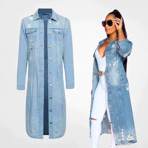 Cardigan Denim™ - Houdt je warm en stijlvol tegelijk