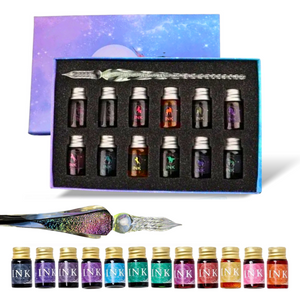 SparkleScript™ Crystal Kalligrafie Potlood & Inkt Palet