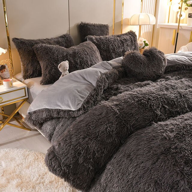 Fleecy™ - Set van 4 Beddengoed (Dekbed+slaapzak+2 kussenslopen)