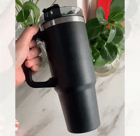 HotCup™ - Mobiele thermobeker met rietje