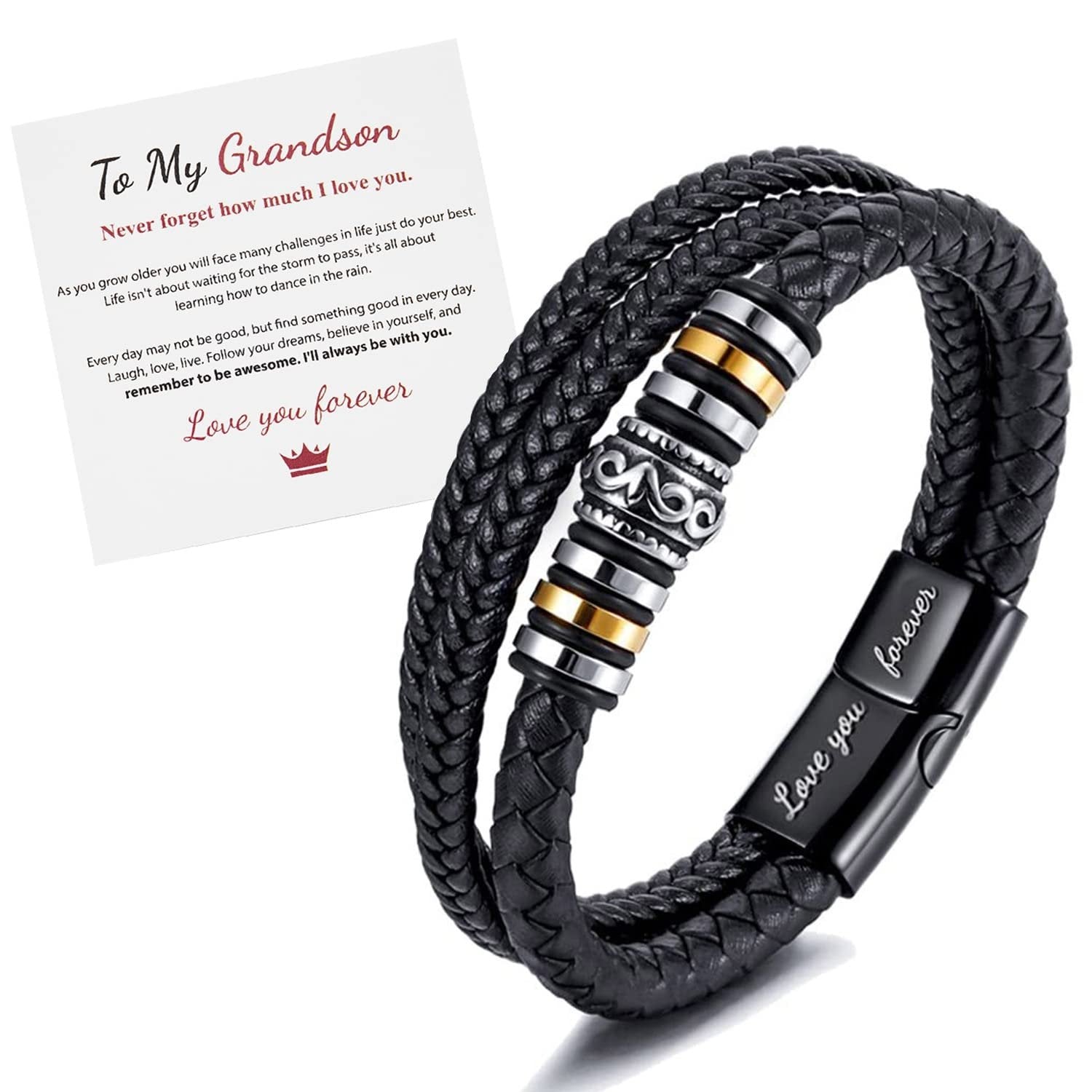 Onyxband™ mannenarmband - perfecte geschenk voor iedere man
