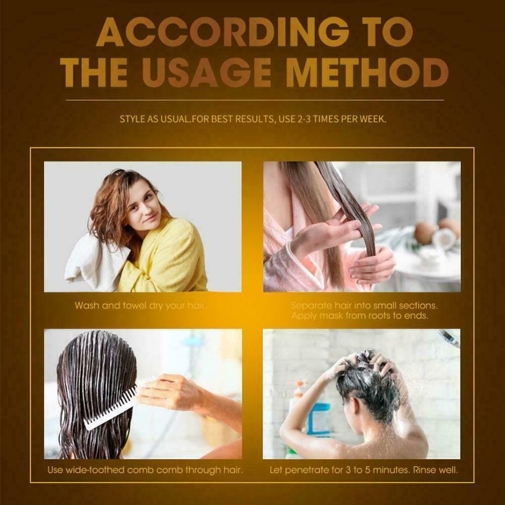 KeratinGlow™ Herstelmasker voor het haar